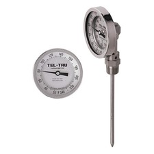 TEL-TRU BC550R-0467 Analog Dial Thermometer,Stem 4