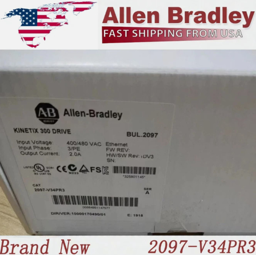 NEW AB2097-V34PR3 Kinetix 350 Servo Driver AB NEW AB2097-V34PR3 Kinetix 350 Servo Driver AB