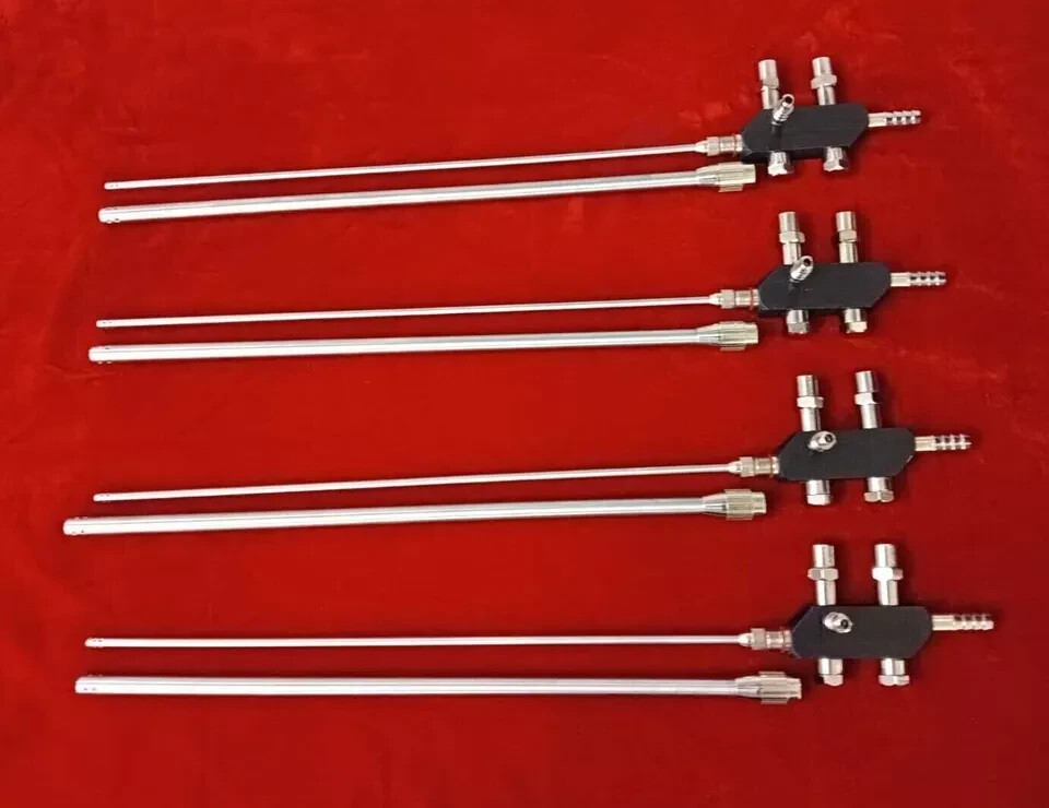 4Set - Laparoscopic Trumpet Suction 5-10mm Stainless Steel Reusable 4Set - Laparoscopic Trumpet Suction 5-10mm Stainless Steel Reusable