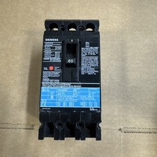 SURPLUS NEW SIEMENS ED63B060 60 Amp 3 Poles 600V Circuit Breaker – Electrical picture