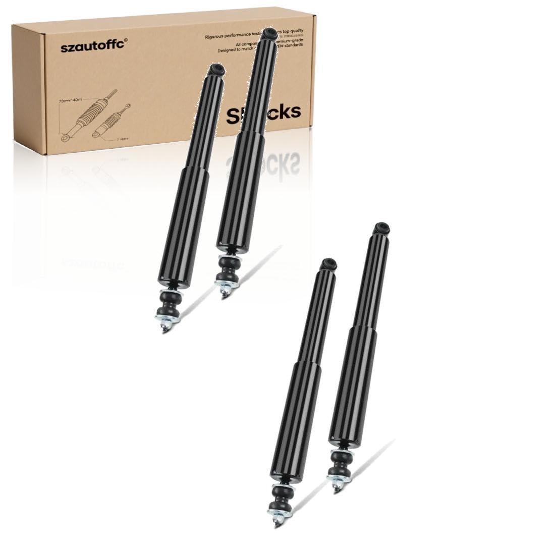 4 PCS Shock Absorber Front Left Right Replacement for Ford F-150
