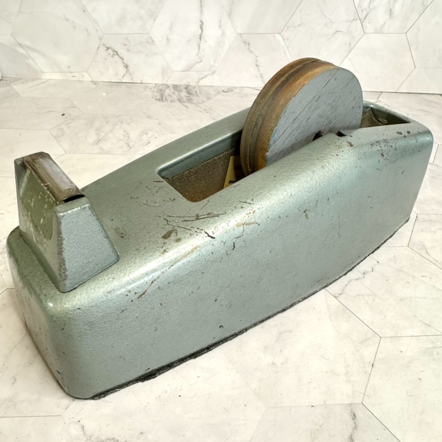 Vintage Scotch Tape Dispenser C-23 Gray Heavy Duty Metal 3 Vintage Scotch Tape Dispenser C-23 Gray Heavy Duty Metal 3
