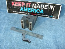V BLOCK VINTAGE OFFSET STYLE US AMERICAN TOOLMAKER MACHINIST JIG-GRIND BORE MILL picture