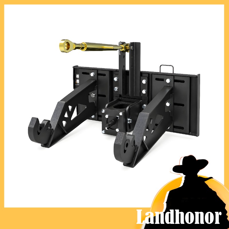 Landhonor 3 Point Hitch Adapter Quick Attach 20GPM Class I/II PTO for SkidSteer Landhonor 3 Point Hitch Adapter Quick Attach 20GPM Class I/II PTO for SkidSteer
