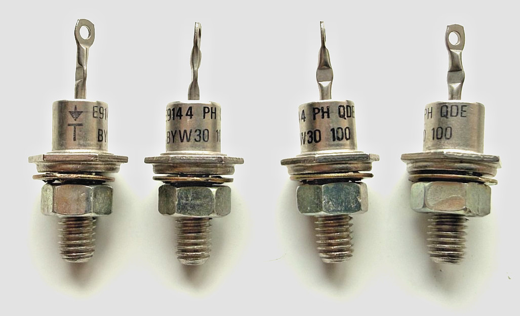 NOS Philips and ITT STUD RECTIFIER DIODE 7 pcs