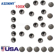100pcs AZDENT Botones linguales adhesivos de ortodoncia dental Base redonda picture
