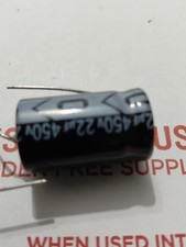 47uF 160V ( 3 ) Capacitors 22uF 450v ( 3 ) Tag On Package Hammarlund HQ 100??? picture