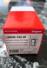 BRAND NEW Legrand WattStopper  LMSW-102-W  2 Button Digital Wall Switch White picture