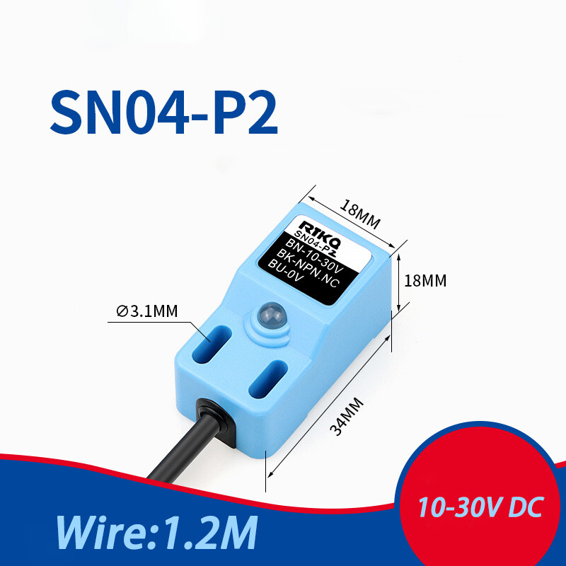 Inductive Proximity Sensor Detection Switch SN04-N-P-N2-NP2/4mm NPN NO DC 10-30V Inductive Proximity Sensor Detection Switch SN04-N-P-N2-NP2/4mm NPN NO DC 10-30V