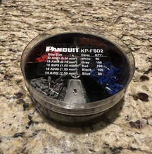 Panduit Kp-Fsd2 Ferrule Assort Kit, 400 Pieces, #22-14 Awg. Made in USA picture