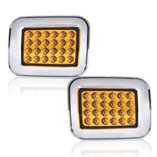 LED Corner Signal Lights Parking Lamps Driver & Passenger Side picture