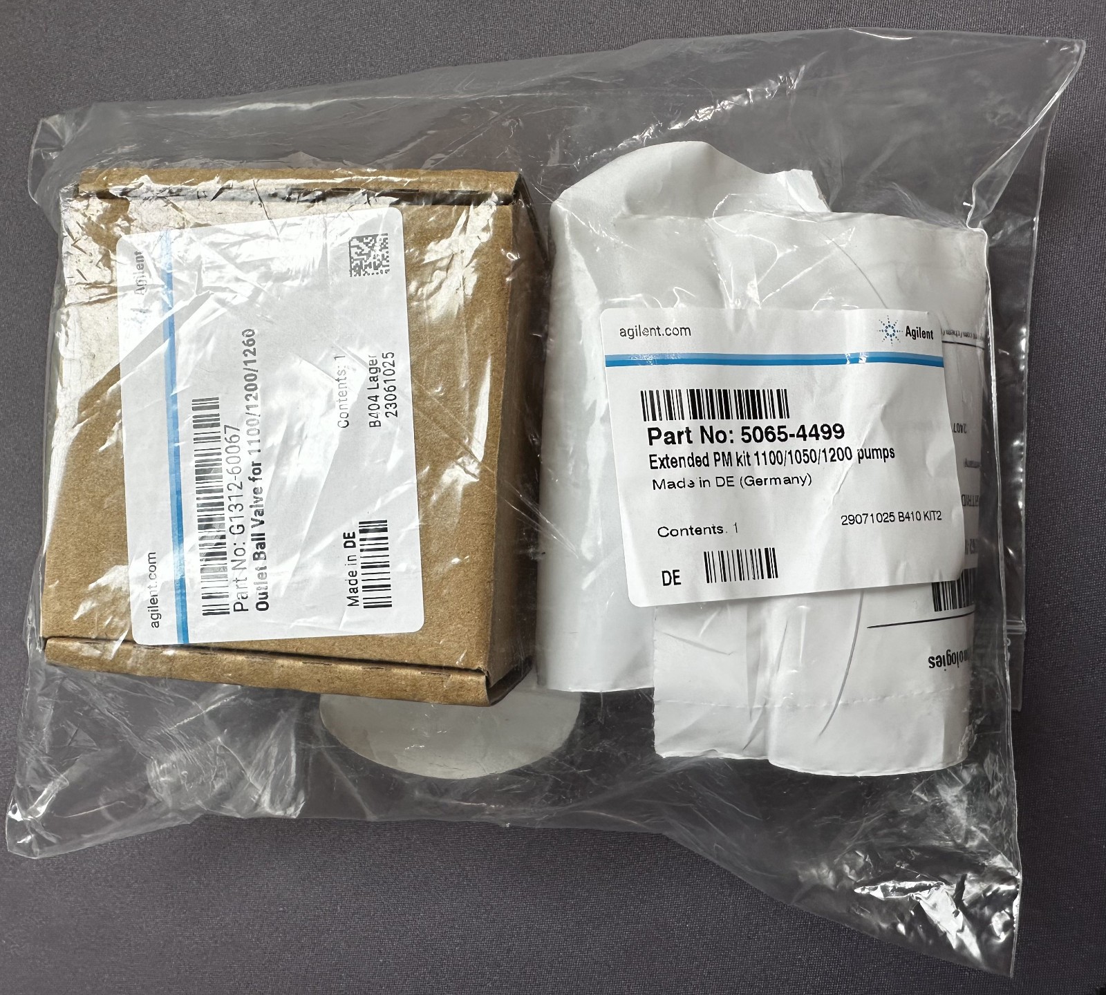 Agilent 5065-4499 Extended PM Kit for 1100/1050/1200 pumps - NEW SEALED