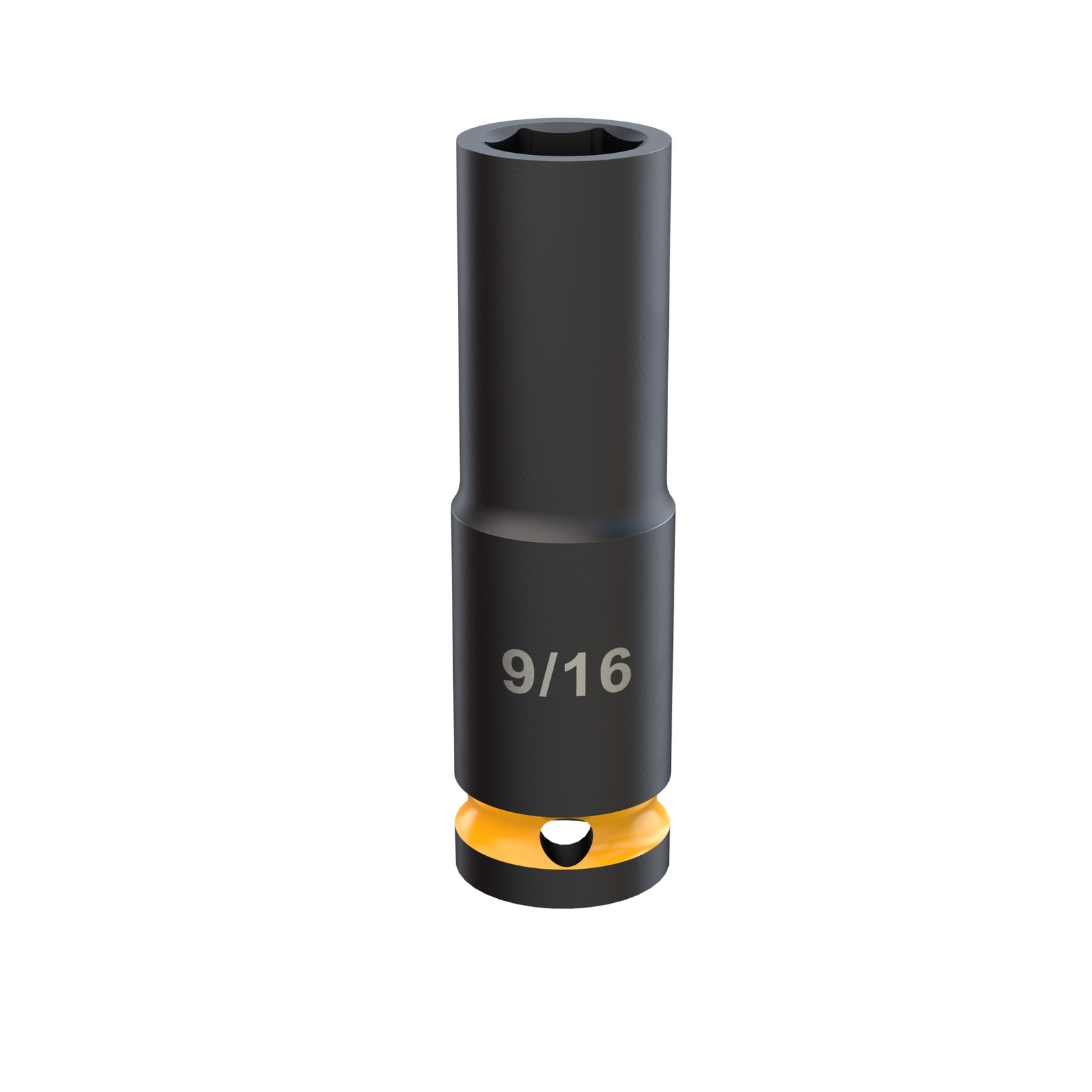 Klutch 1/2in.-Drive 6-Point Chrome Molybdenum Deep Impact Socket, 9/16in. SAE Klutch 1/2in.-Drive 6-Point Chrome Molybdenum Deep Impact Socket, 9/16in. SAE