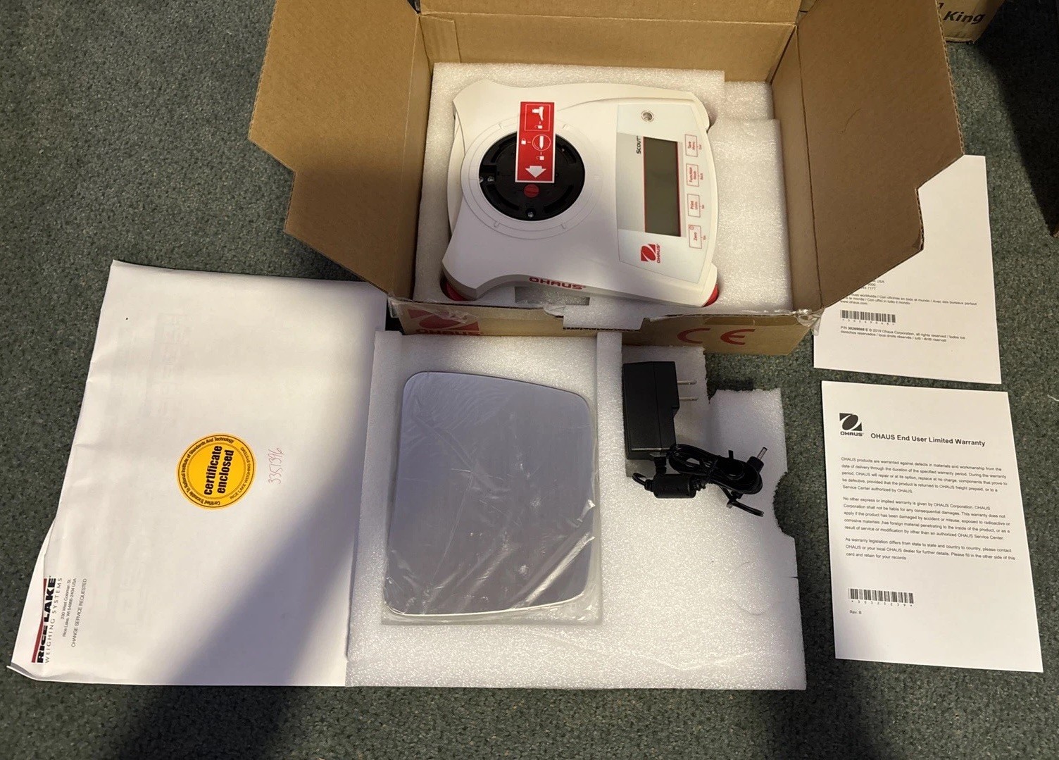 Ohaus SPX2201 2200 g Capacity 0.1 g Readability Digital Compact Bench Scale Ohaus SPX2201 2200 g Capacity 0.1 g Readability Digital Compact Bench Scale