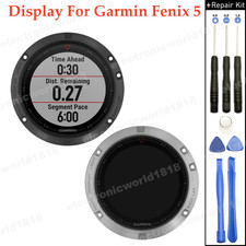For Garmin Fenix 5 GPS Watch LCD Screen Display Frame Cover Glass Replacement picture