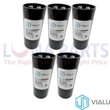 Pack of 5 - VIALU - 105-126 uf/MFD 220-250 VAC Round Start Capacitor 50/60 Hz picture