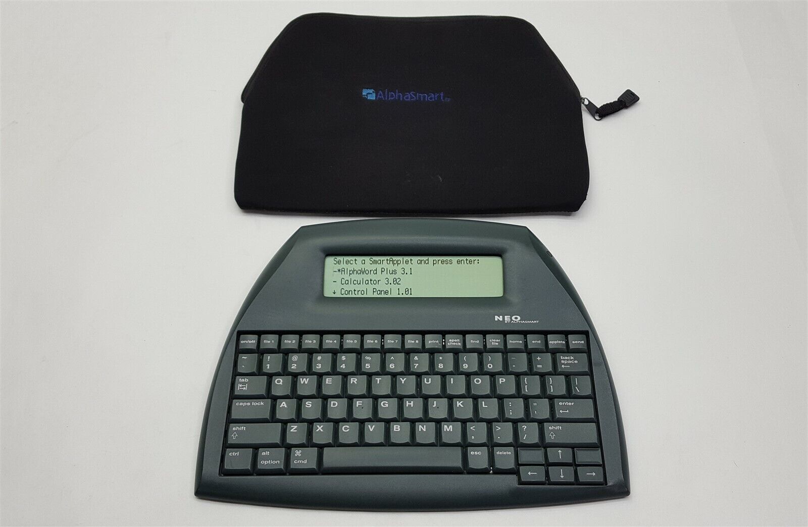 Alphasmart Neo Portable Word Processor Full Keyboard Classroom Typewriter+Case