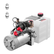 Uimoso 4 Quart Double Acting Hydraulic Pump Dump Trailer Pack DC 12V Power Unit picture