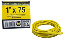 HOME-FLEX1 in. CSST x 75 ft. Corrugated Stainless Steel Tubing, 11-01075 picture