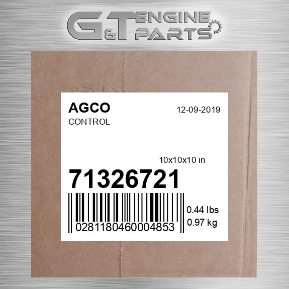 71326721 CONTROL fits AGCO (Surplus Open Box)
