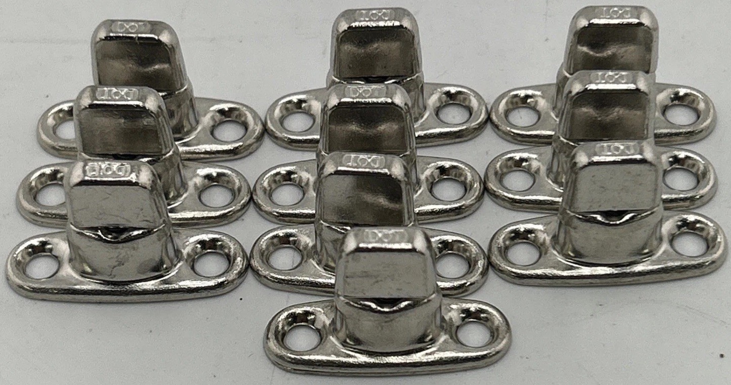 Common Sense Fastener Turn Button Double Height 2 Hole Stud 10 Piece Set - Sh...