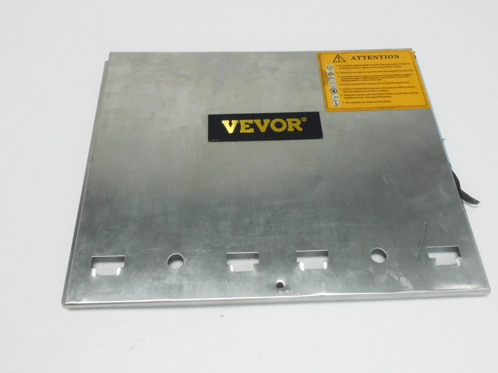 Vevor Slushie Machine 3L Front Panel SS Metal XRJ3LX2 Vevor Slushie Machine 3L Front Panel SS Metal XRJ3LX2
