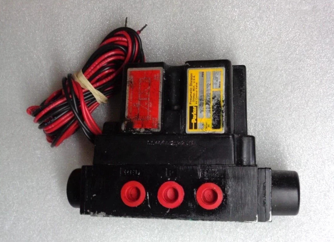 Parker Pneumatic SS40402522 Double Solenoid Valve 5-Port 2-Pos 24VDC No-Gasket Parker Pneumatic SS40402522 Double Solenoid Valve 5-Port 2-Pos 24VDC No-Gasket