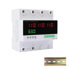 63A 110/120V Triple Power Automatic Transfer Switch,Automatic Switching Betwe... picture