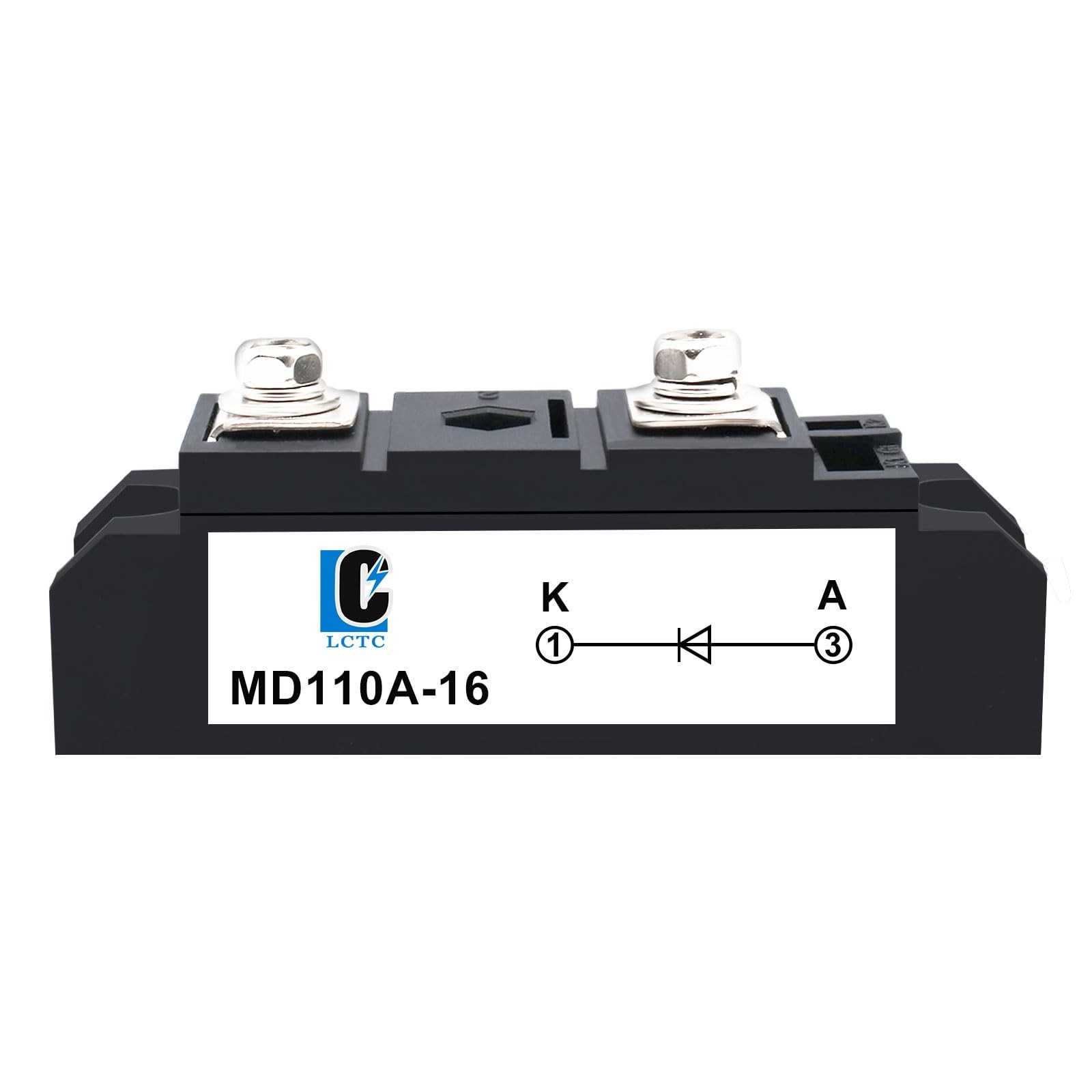 LCLCTC Solar Diode Anti-Reverse One Way Diode MD 110A(100Amp)-16Use Voltage LCLCTC Solar Diode Anti-Reverse One Way Diode MD 110A(100Amp)-16Use Voltage