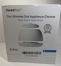 Zima Dental Pod PRO Ultrasonic Retainer Cleaner Machine - White - *NEW Open Box. picture