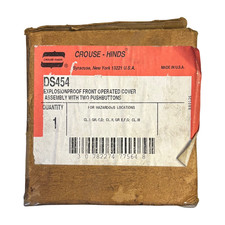 Crouse-Hinds DS454 DSD921 Explosionproof 2-Pushbutton Front Operated Cover picture