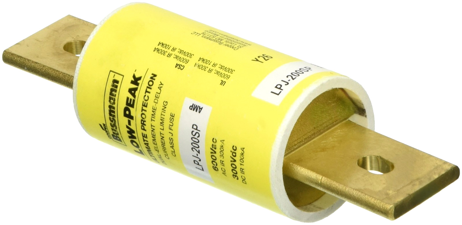Cooper Bussman LPJ-200SP Low Peak 200 AMP Time Delay Class J Main Fuse 200A Cooper Bussman LPJ-200SP Low Peak 200 AMP Time Delay Class J Main Fuse 200A