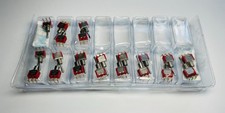 Lot of 21 C & K 7109SD9ABE Miniature Toggle Switch SPDT ON-NONE-(ON)/ON-MOM 0.4 picture