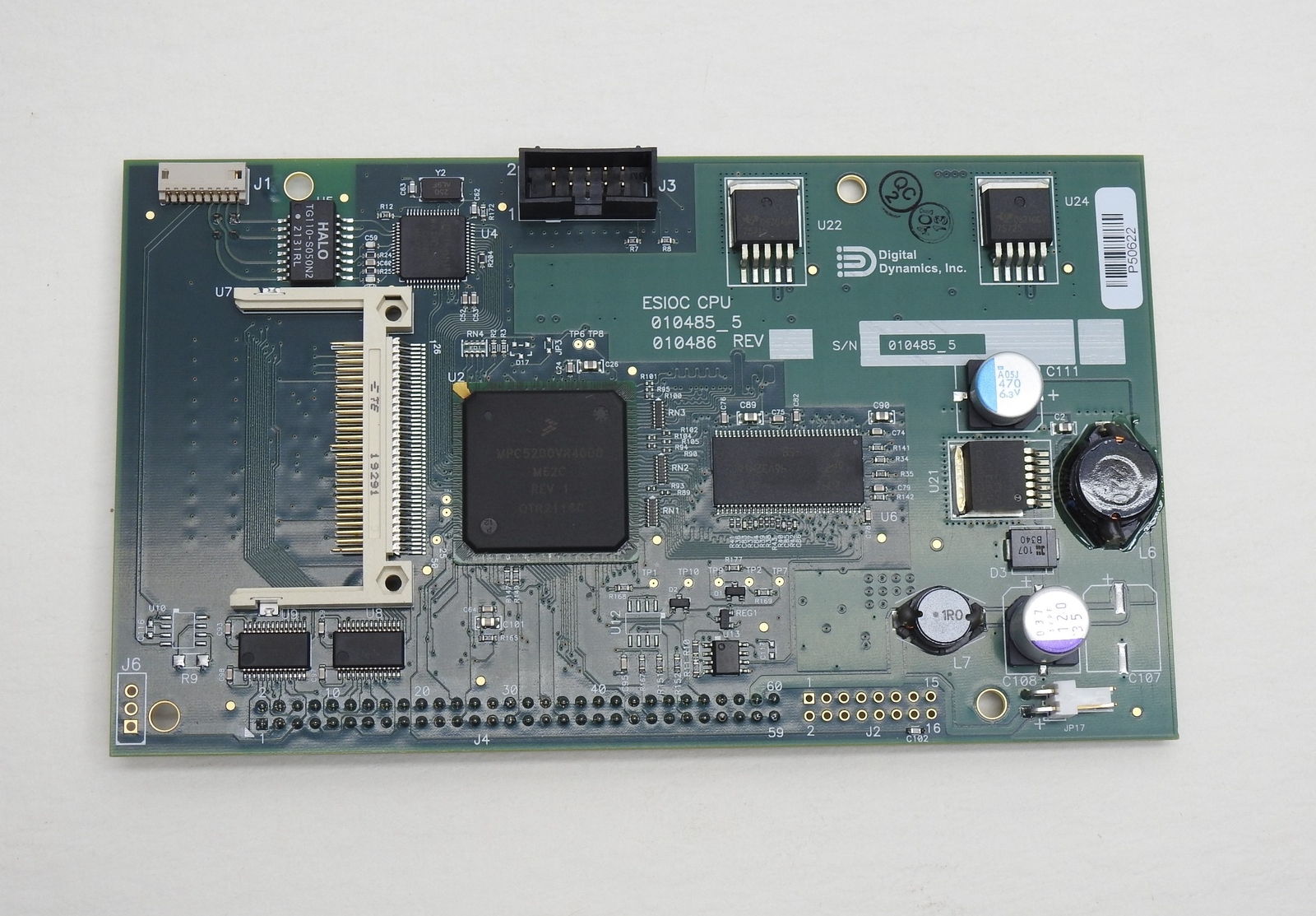 Digital Dynamics CPU Circuit Board ESIOC CPU P50622, 19682-2892 - NEW ...