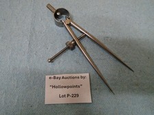 LS Starrett vintage No. 277 Toolmakers' Spring Round Leg Dividers 4
