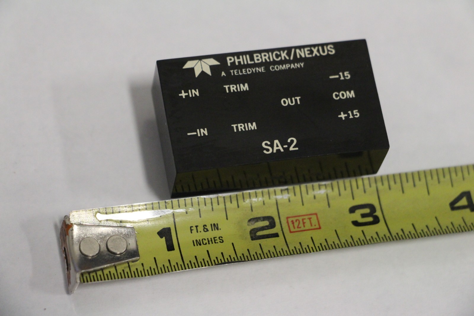 Teledyne Philbrick Nexus SA-2 8-Pin POS 6838 TRIM OUT COM +/- 15 Teledyne Philbrick Nexus SA-2 8-Pin POS 6838 TRIM OUT COM +/- 15