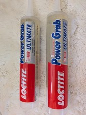 Lot of 2 Loctite Power Grab Ultimate 9oz. Tubes of CLEAR Construction Adhesive picture