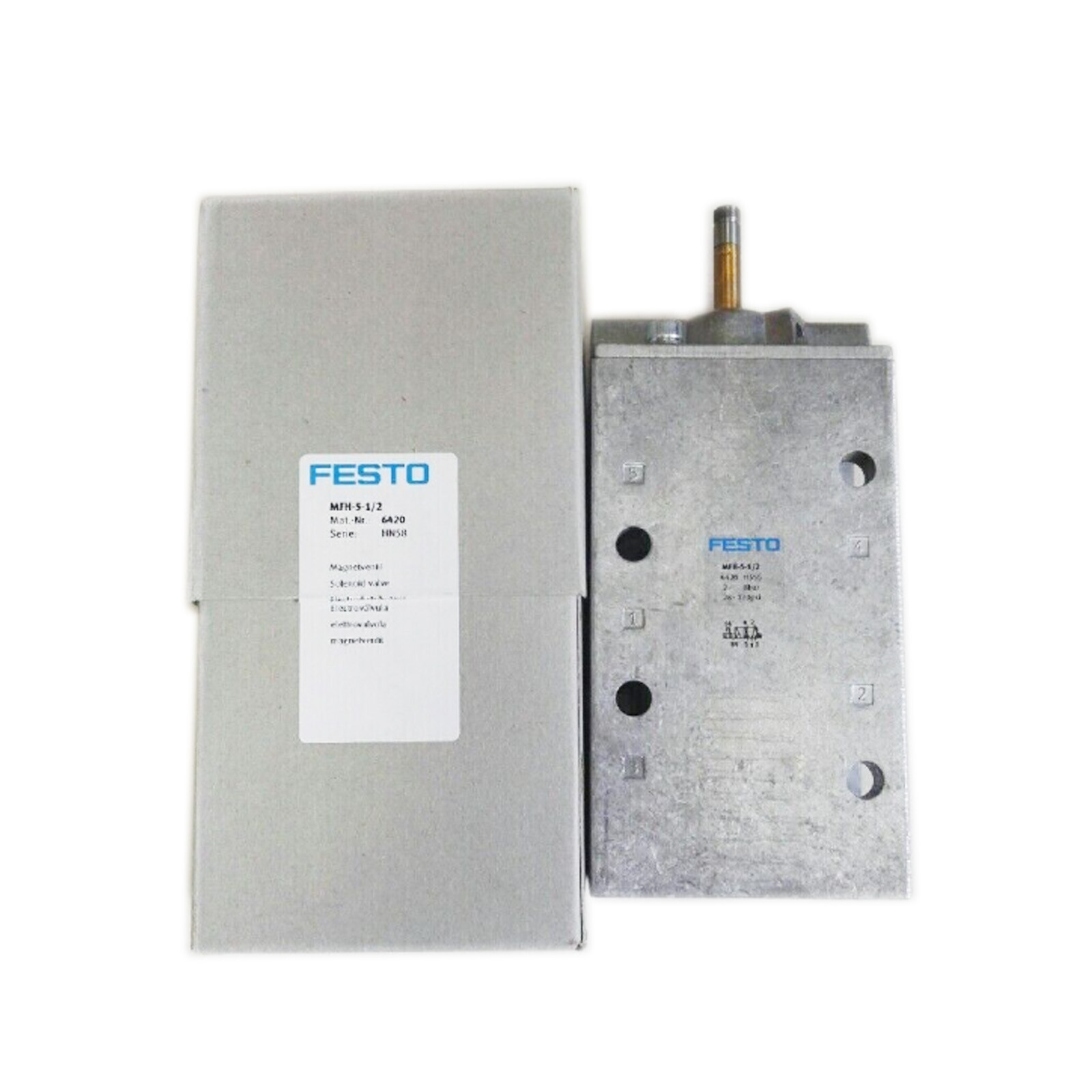 1PCS NEW FESTO MFH-5-1/2 6420 Solenoid Valve Free delivery 1PCS NEW FESTO MFH-5-1/2 6420 Solenoid Valve Free delivery