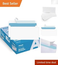 Security Tinted Mailing Envelopes 500 Ct | Self-Seal, Windowless, 4⅛ x 9½ in picture