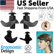 5/10 Pairs Soft Silicone Ear Plugs For Swimming Sleeping Anti Snore Reusable USA picture