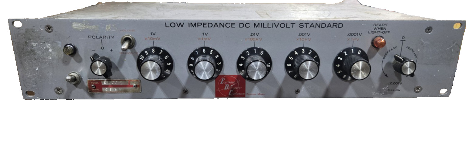 Low Impedance DC Millivolt Standard Calibration Unit UNTESTED c Low Impedance DC Millivolt Standard Calibration Unit UNTESTED c