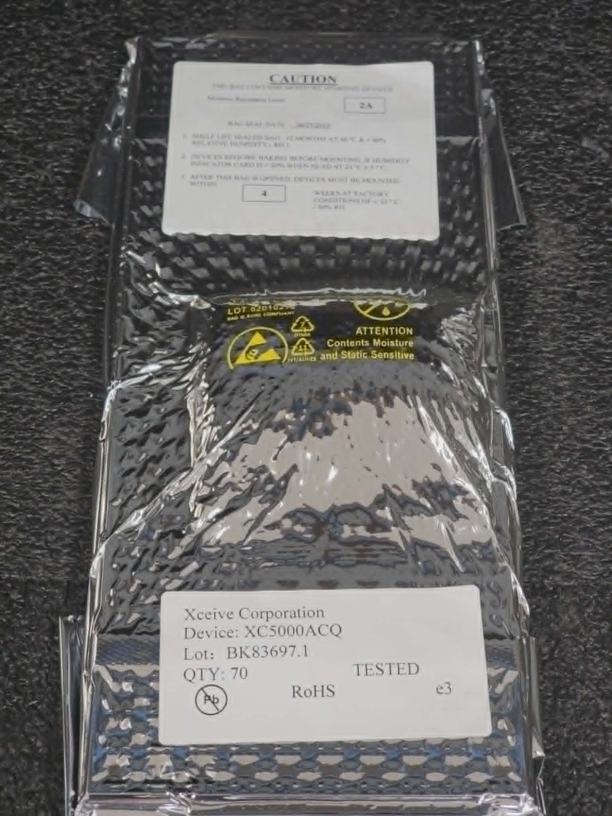 Xceive Corporation XC5000ACQ XCEIVE QFN-48 Lot 70pcs RF Tuner IC Chip Xceive Corporation XC5000ACQ XCEIVE QFN-48 Lot 70pcs RF Tuner IC Chip
