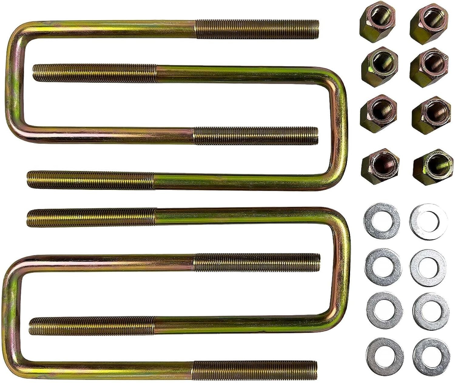 4PCS Square U-Bolts 2.5 4PCS Square U-Bolts 2.5