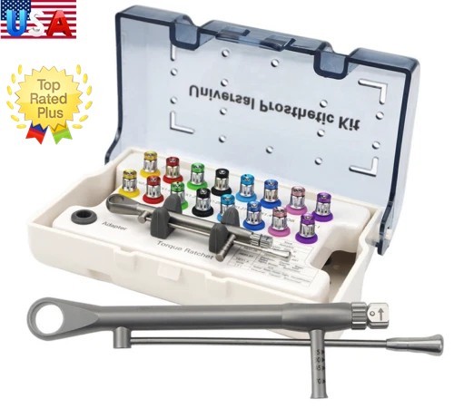 Dental Universal Implant Prosthetic Kit Torque Wrench Screw Drivers Remover Kit Dental Universal Implant Prosthetic Kit Torque Wrench Screw Drivers Remover Kit
