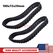 Rubber Tracks 7in 180x72x39 2PCS Replacement For Bobcat 418 E08 E10 MT50 MT52 picture