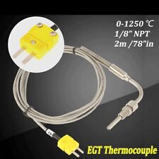 EGT Thermocouple For Exhaust Gas Temp Probe With Exposed Tip & Connector K-Type picture