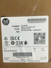 2022 Allen-Bradley PowerFlex 525 1.5kW 2Hp AC Drive AB 25B-D4P0N104 picture