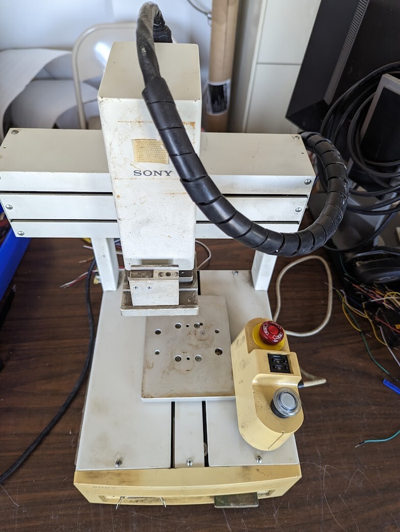 SONY ROBOKIDS CAST-AU4/B2521 3 AXIS CARTESIAN INDUSTRIAL ROBOT CAST-AU4 ...