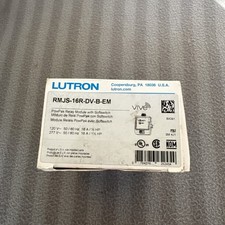 LUTRON RMJS-16R-DV-B-EM POWPAK EMERGENCY RELAY MODULE WITH SOFTSWITCH, 120/277V picture