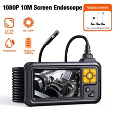 Engine Inspection 10M 1080P Waterproof Borescope Camera With Built-in Screen picture